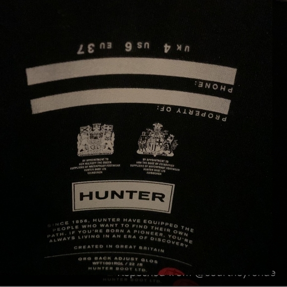 Hunter rain boots - Picture 2 of 8